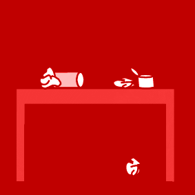 table: dirty